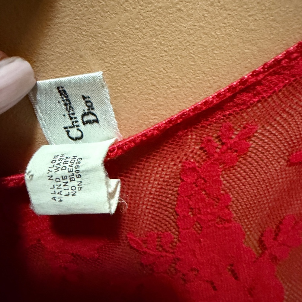 Christian Dior Vintage “Valentine” lace teddy bodysuit - Picture 5 of 7